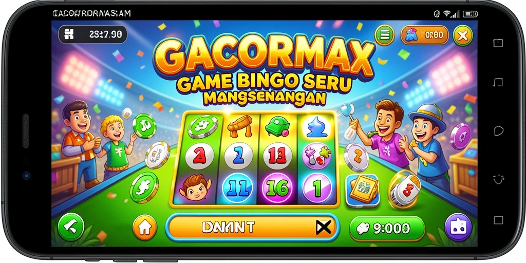 Tampilan gameplay seru dalam permainan Bingo GACORMAX.