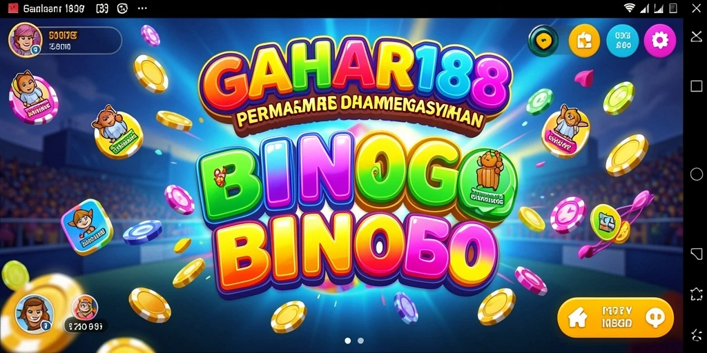 Tampilan gameplay menarik dari GAHAR188 yang menampilkan momen seru Bingo.