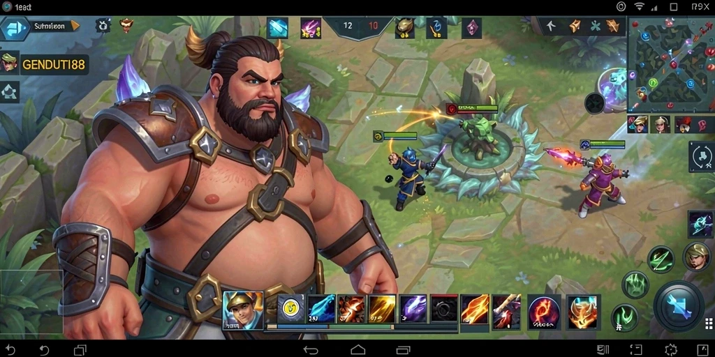 Tampilan gameplay GENDUT188 yang mengesankan dan seru.