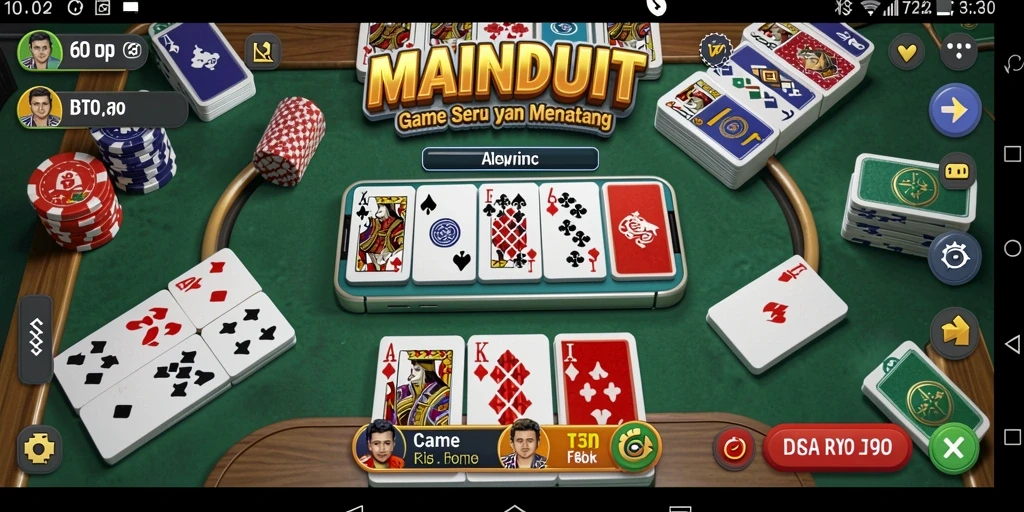 Tampilan gameplay seru dan interaktif di MAINDUIT.