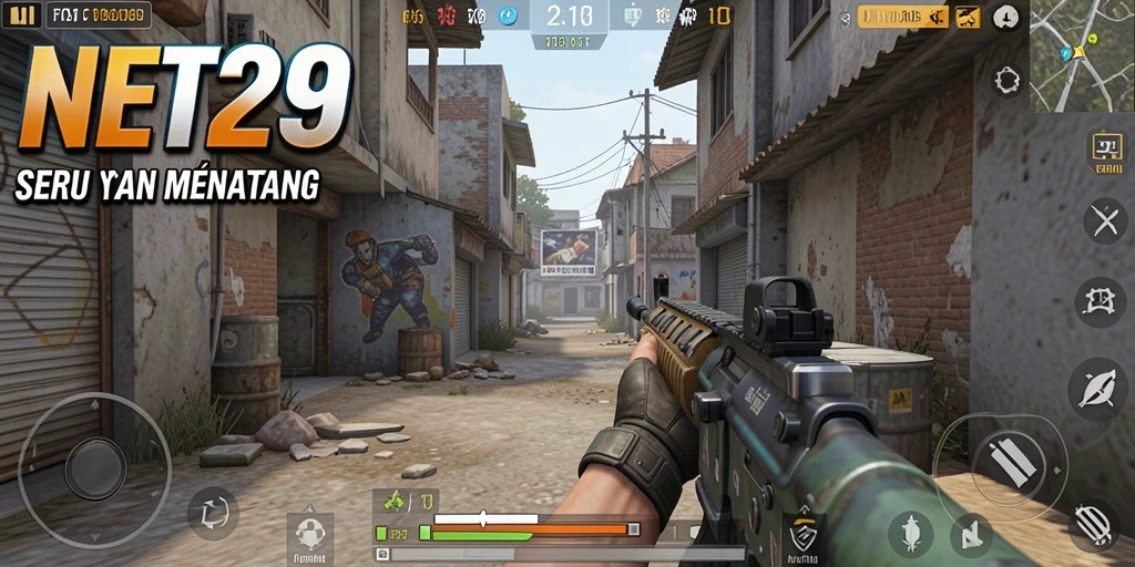 Tampilan gameplay NET29 yang mendebarkan dan penuh aksi.