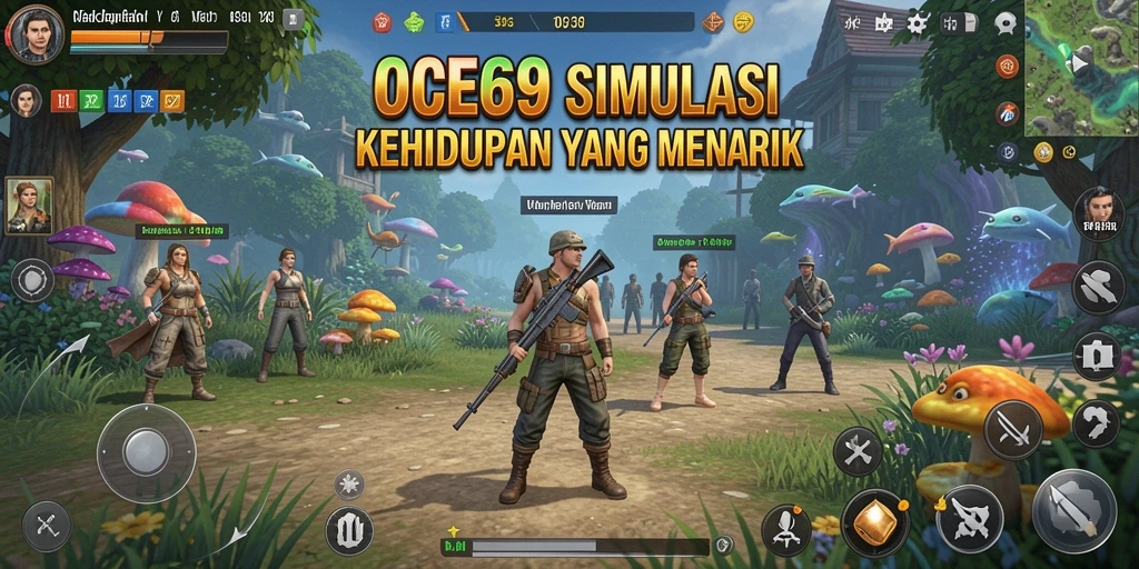 Tampilan gameplay OCE69 yang memukau dan interaktif.