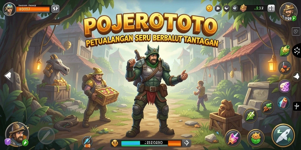 Tampilan gameplay POJEROTOTO yang menegangkan dan penuh petualangan.