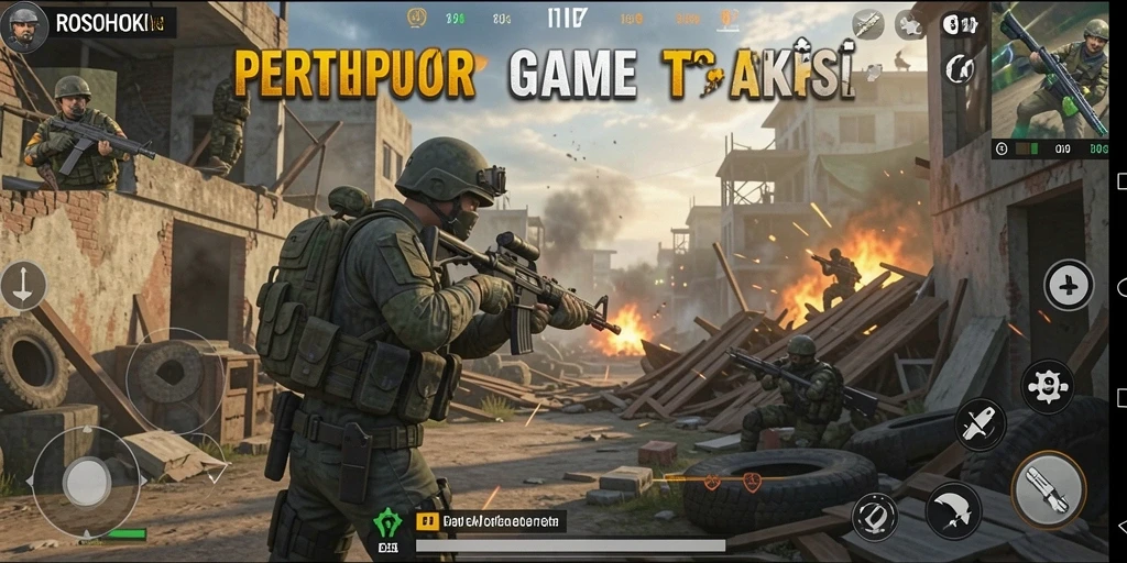 Tampilan gameplay ROSOHOKI yang mendebarkan dan intens.