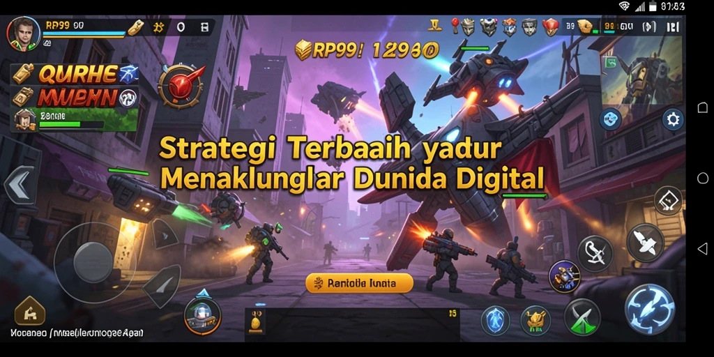 Tangkapan layar gameplay RP99 yang menunjukkan strategi mendalam.