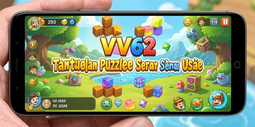 Tampilan gameplay VV62 yang menantang dan memuaskan.