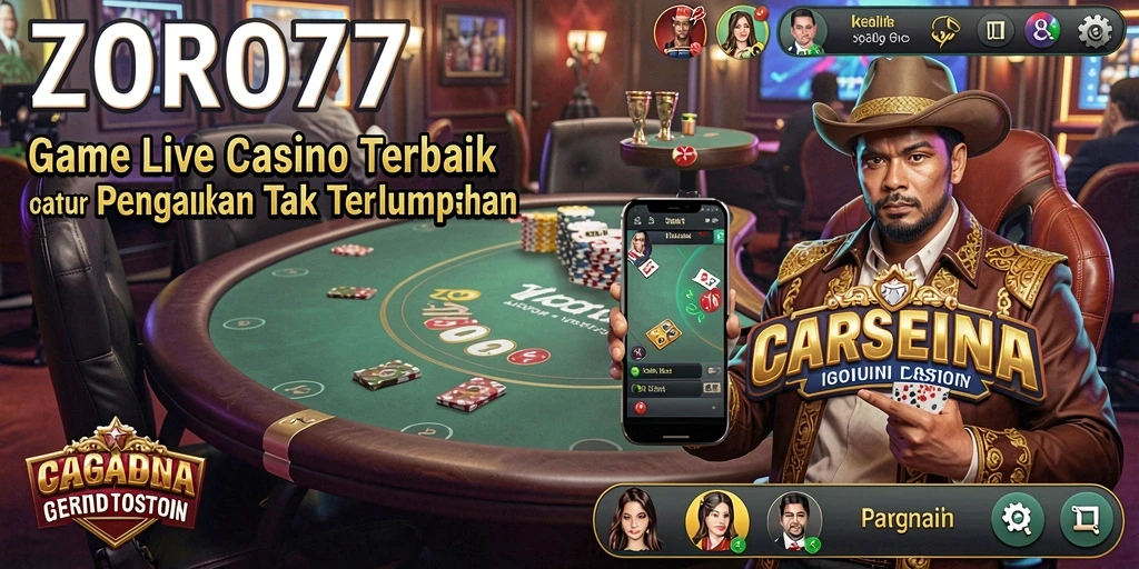 Tampilan gameplay ZORO77 yang memukau dalam Live Casino.